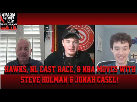 Hawks, NL East Race, & NBA Offseason moves w/ the voice of the Hawks Steve Holman & Jonah Casel!